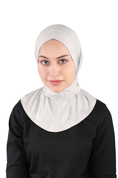 Ecardin شال فيسكوز رمادي فاتح - كروس ليكرا، St 329