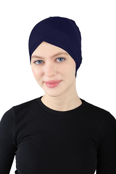 Ecardin Navy Blue Comfortable Crossbody Cap - St 060