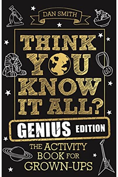 Hachette أعتقد أنك تعرف كل شيء - إصدار عبقري - كتاب الأنشطة للكبار