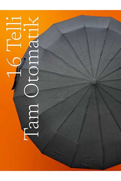 Rainwalker 16 Telli Rüzgarda Kırılmayan Full Otomatik Şemsiye