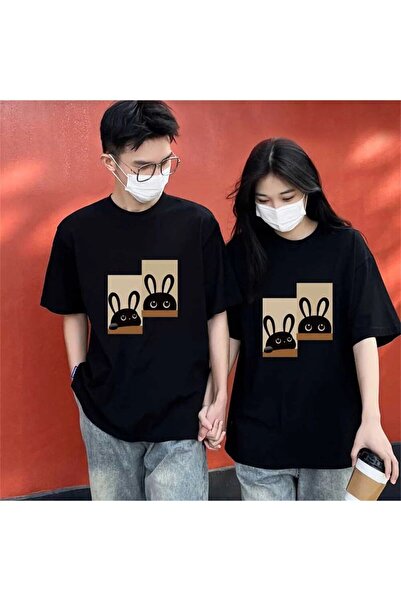 Tarzsokak Noul sezon Tir Harajuku Style Couple Lover Couple - 2 piese