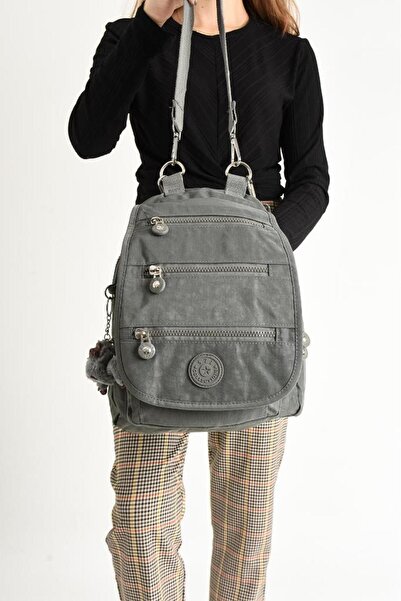 Baginn Жіноча сумка-рюкзак - на плечі або на грудях, функціональне використання, багато кишень, легка, з блискавкою