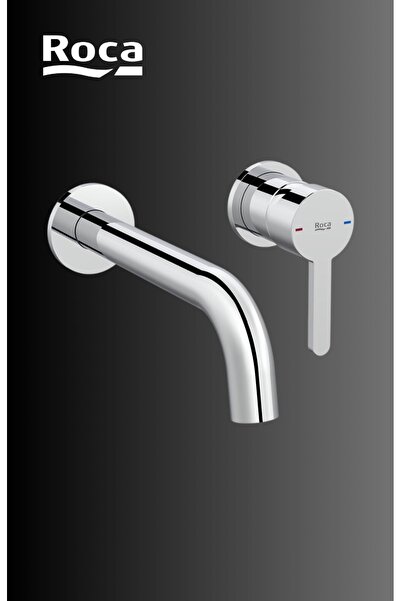 Roca CARELIA ANKASTRE LAVABO BATARYASI, KROM, İÇ SET DAHİL