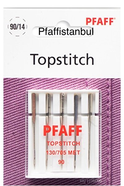 Pfaff Büyük Delikli, Metalik ( Sim ) Iplik Iğnesi 14 No. (1 Paket=5 Adet) (821196096)