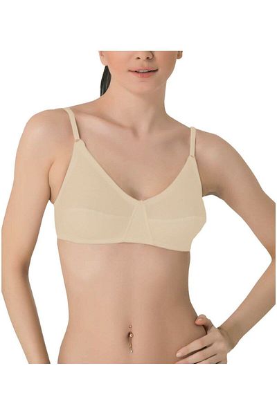 by İGP Βαμβακερό Modal Combed Cotton - Άνετο σουτιέν χωρίς σύρμα, χρώμα δέρματος