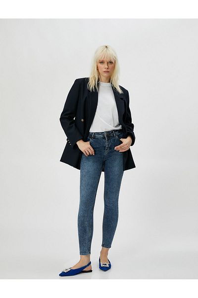 Koton High Waist Jeans Slim Leg - Carmen Jeans