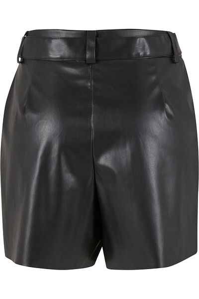 Urban Classics Damen Ladies Synthetic Leather Shorts