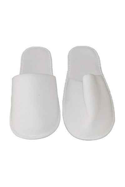 PazarPazartesi 20 Pairs of Hotel Slippers, Towel Slippers Double Layer Polyester Disposable