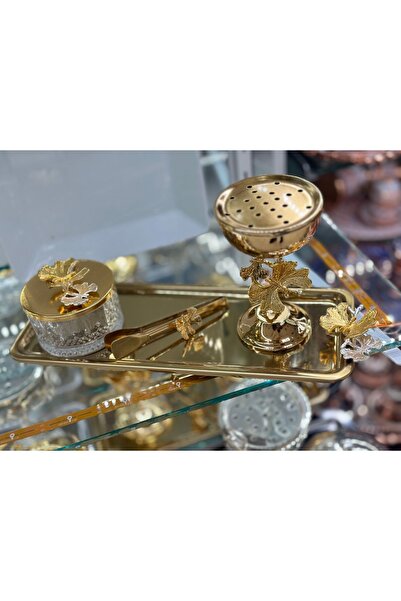 DUKKANI ISTANBUL Buhurdanlık Takımı Kelebekli