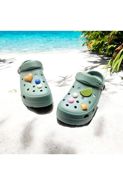 AkınalBella Eva Sea, Beach, Seaside Slippers - Children's Daily Stone Sticker DeTailed