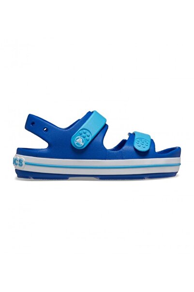 Crocs Blue Bolt/Venedik Mavisi Küçük Çocuklar İçin Timsah Bantlı Kruvazör San...