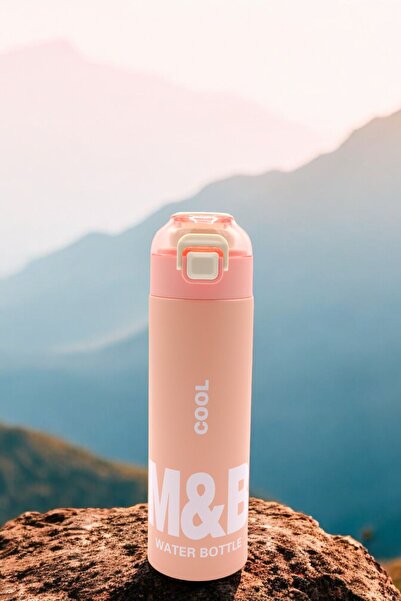 M&B WATER BOTTLE Vita 600 ml Paslanmaz Çelik Termos - Günlük Spor Outdoor Kamp Sıcak Soğuk Sızdırmaz Matara
