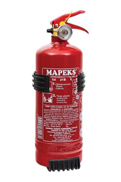 Leader Yangın Söndürücü Tüp Tüv Onaylı Tozlu 2kg