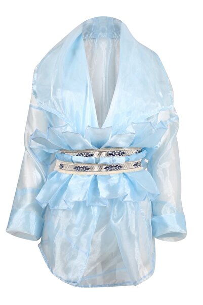 Rheme And Fons Özel Tasarım Couture El Işçiliği Organze Plili Ipek Bluz