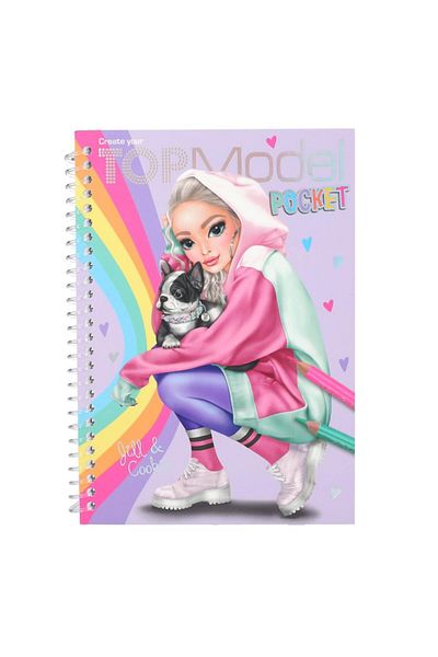Top Model Topmodel Pocket Pocket Coloring Book 0412727_A