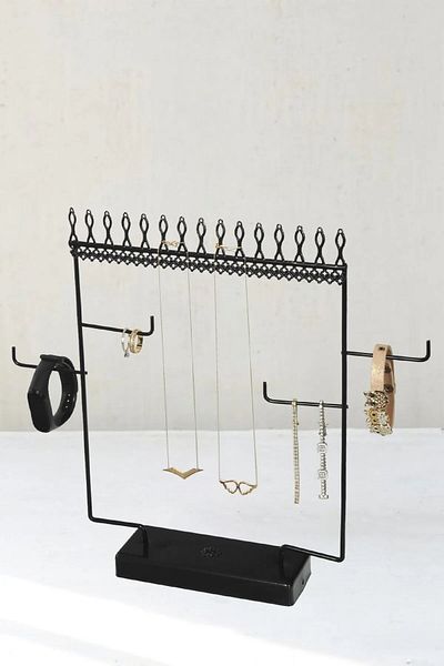 Doremcy Makeup Jewelry Organizer - Necklace Earrings, Rings, Bracelets and Hangers Jewelry Cabinet