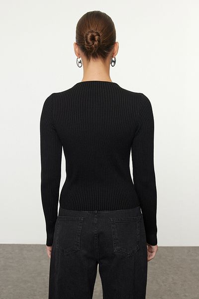 Trendyol Collection Black-Ecru 2 Pack Basic Knitwear Sweater - Twoaw25Kz00370
