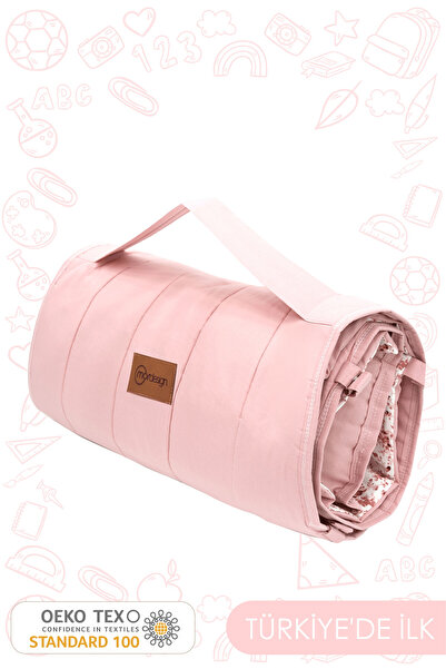 mordesign Çocuk için Taşınabilir Yatak, Kreş Yatak Seti, Kampet Yatağı, Premi...