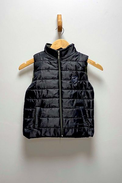 Mnk Baby&Kids Vestă gonflabilă Flato Pocket Fiber pentru băiat Mnk0409 Negru