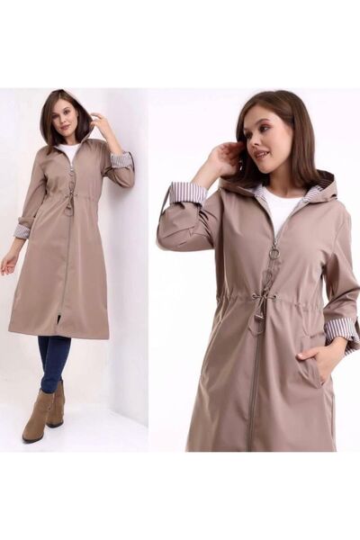 MG büyükbeden trençkot