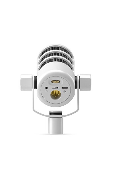 Genel Markalar PodMic USB: Beyaz | Yeni Nesil Analog / USB Dinamik Podcast Mikrofonu