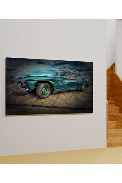 AR AJANS KANVAS TABLO Aston Matin DB4 Classic Car Gallery Pictură decorativă ...