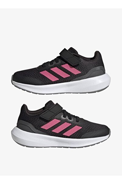 adidas Girls' Textured Running Shoes with Velcro Closure - Runfalcon 3.0 El K