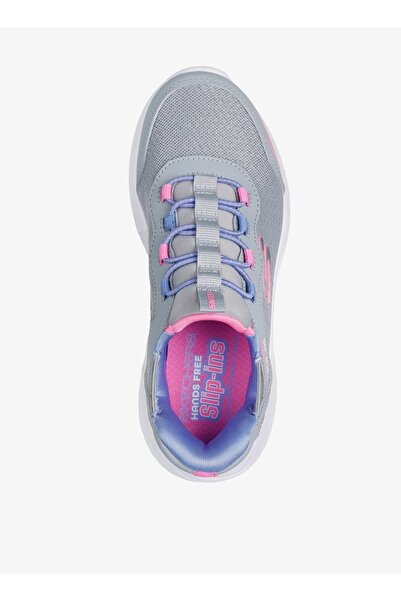 SKECHERS Girls' Slip-On Sports Shoes with Pull Tabs
