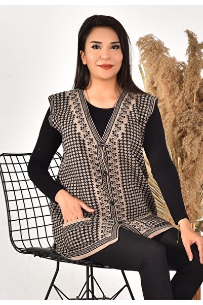 MADAM PARS Rose Patterned Mother Vest