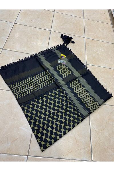 ARWOAN Khaki Green Black Woven