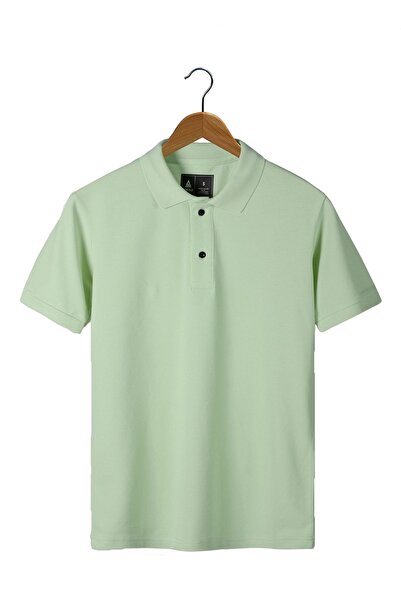 Terapi Men Erkek Mint Yeşil Slim Fit Polo Yaka T-shirt