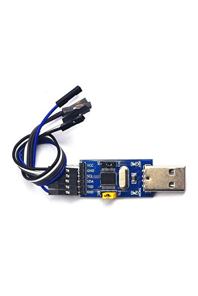 Genel Markalar CH341T Usb to Ttl IIc Uart Çevirici Modül I2c Seri Port Haberl...