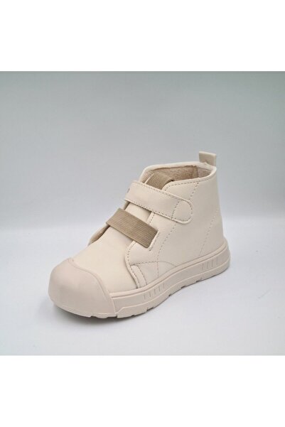 United Colors of Benetton Benetton 31826 Bej Renk Cırtlı Flexy System Alt Taban Termal İç Astarlı Unisex Çocuk Spor Bot