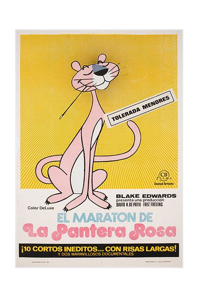 Taranist Χάρτινη αφίσα Vintage Pink Panther