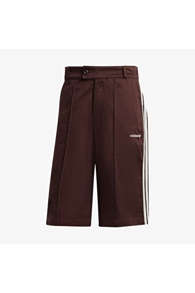 adidas Originals 80S Loose Buttoned 3 Stripes Bermuda 11İnch Erkek Kahverengi Şort