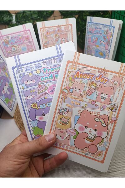 Meyra Accessories نمط الرسوم المتحركة Sanrio Kawaii - دفتر ملاحظات ملون، طباع...