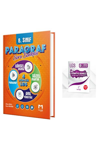 Mozaik Yayınları Mozaik Yayınları 8. Sınıf LGS Paragraf Mozaik Soru Bankası + LGS Türkiye Geneli Deneme