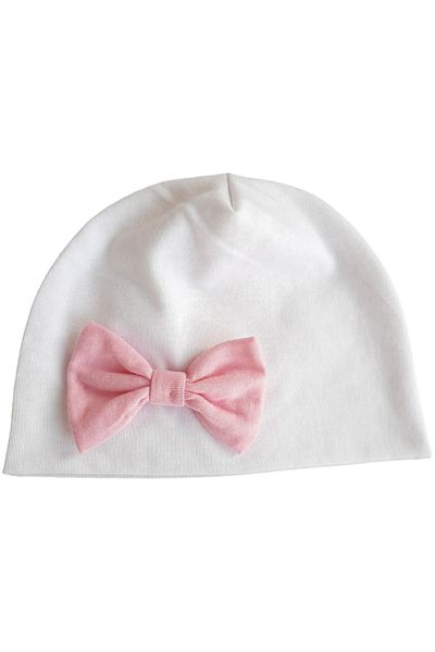 A Bunch White Bow Hat for Baby Girl and Child - Purple Baby Beanie, Ukar Parrot