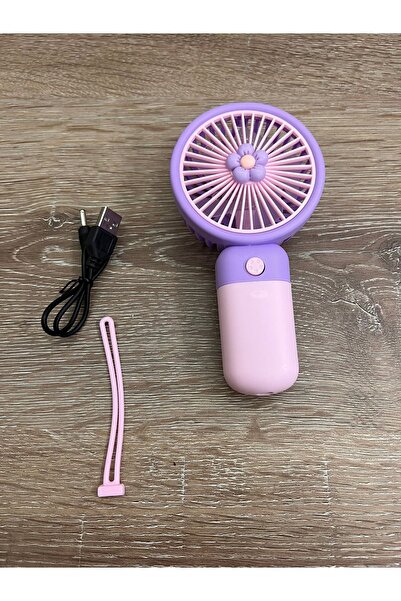 Şıktek Şarjlı Mini El Fanı ve Masa Fanı Soğutucu Pervane Taşınabilir Pratik Ş...