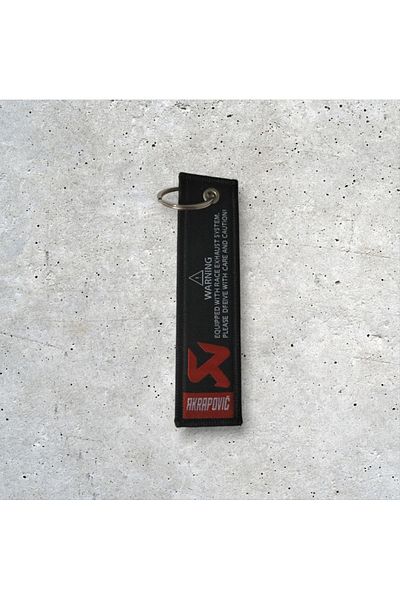 Vwear Akrapovic 3-Piece Biker Fabric - Useful for Keychain and Gift