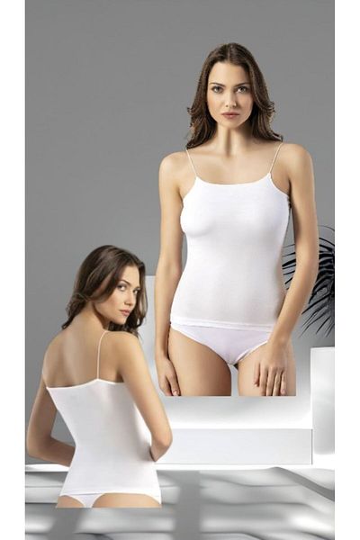 The Clover Cotton Women's Tank Top - Rope Strap, Combed Cotton, 6.4.Cl.Vr6.6Kt