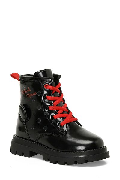 Minnie Mouse Girl's Black Worker Boots - Poylo.P4Pr