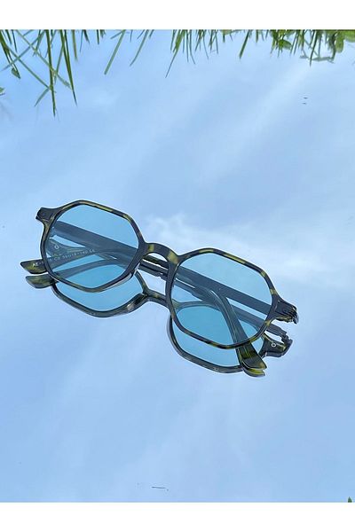 MİSE Unisex Hexagon Sunglasses - Uv 400