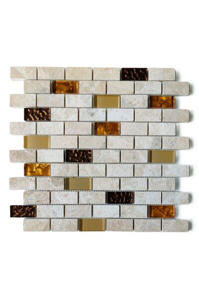 MozaiKristaL Mutfak tezgah arası ve iç dekorasyonda tüm yüzeyler için 23x48x8...