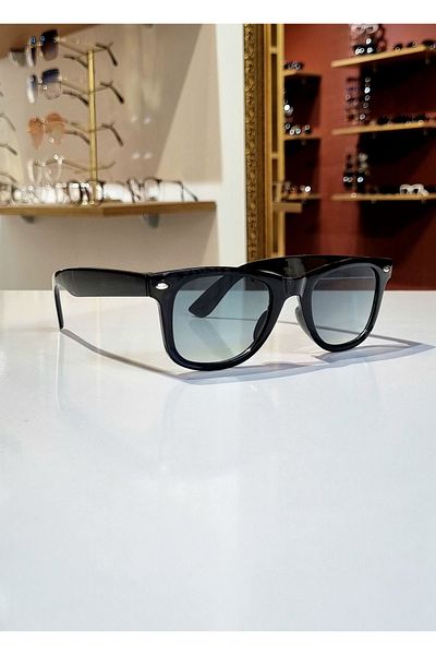 LAFMODA Alex Colored Glass Black Sunglasses