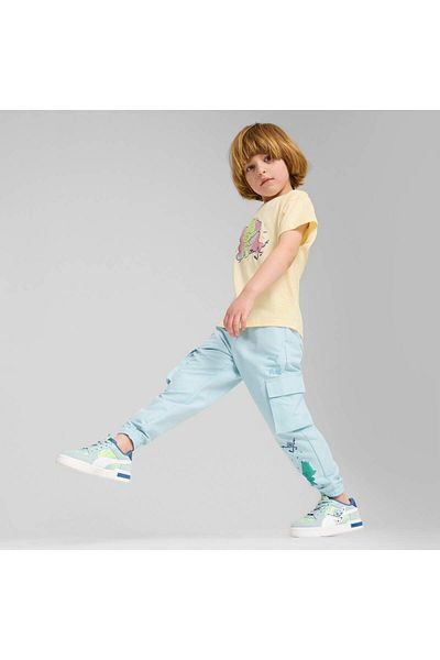 Puma Kids Pantaloni de trening cu croiala relaxata pentru copii