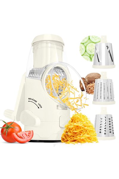 AROW Cream Grater - Crusher Slicer and Grinder Manual Food Processor