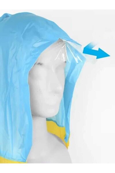 Mucha Unisex Παιδικό κίτρινο αδιάβροχο - Προστατευτική τσάντα δημοτικού σχολείου