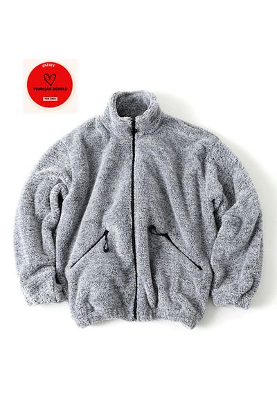 Beybun boutique Jachetă unisex de pluș - Compatibilă cu bărbați