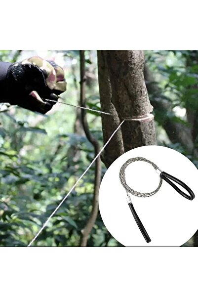 BGA Edc Outdoor Kamp Paslanmaz Çelik Tel Testere